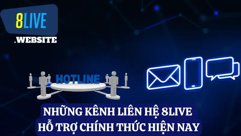 Các kênh liên hệ 8live chính thức hiện nay